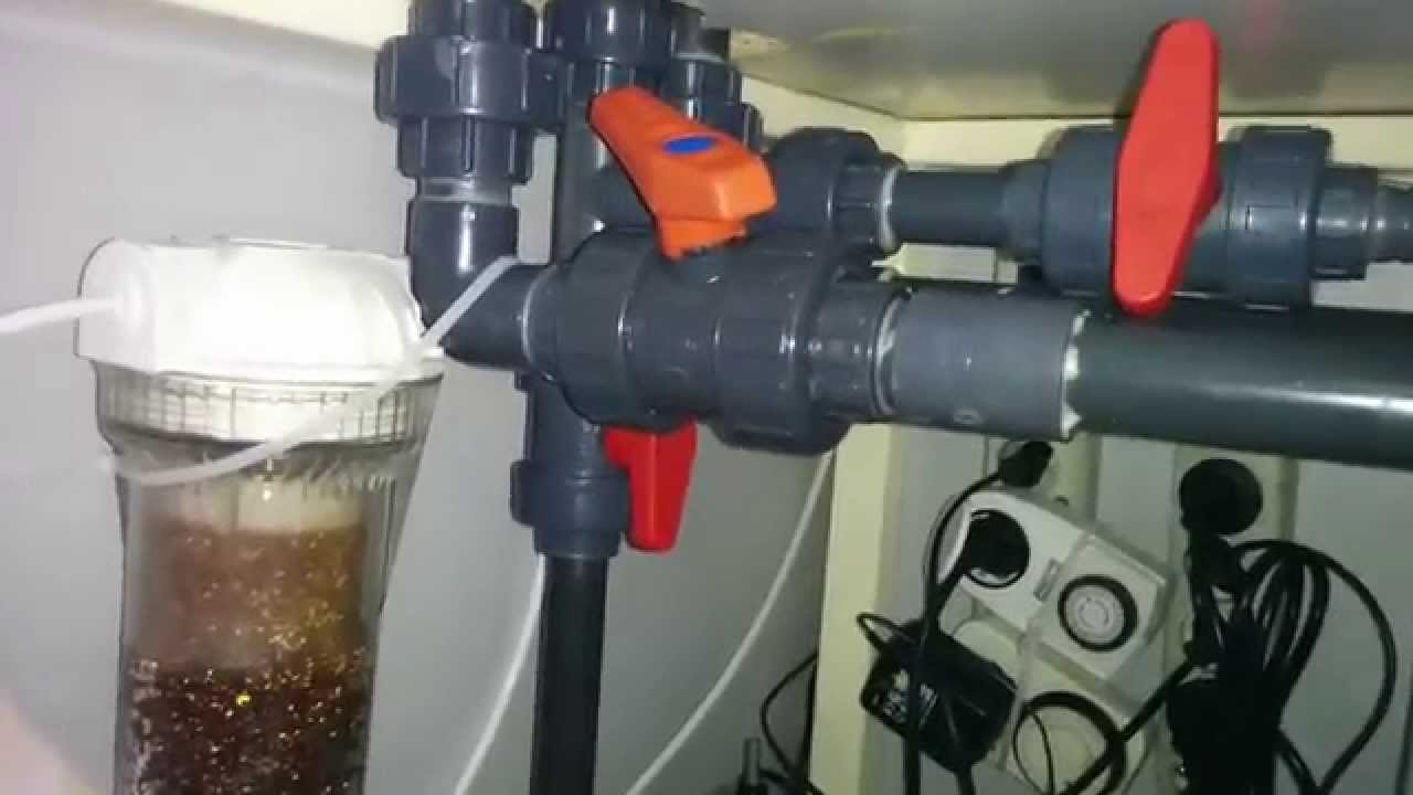 Obieg wody akwarium - sump - morskie