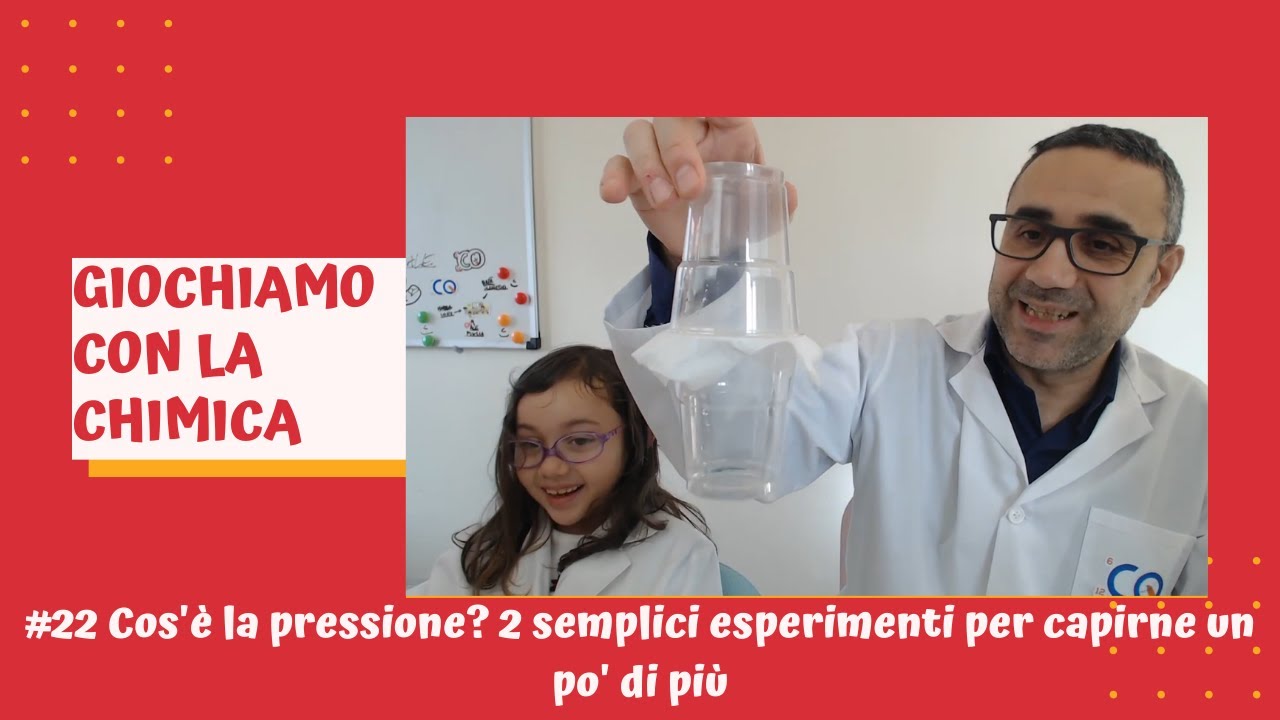 Cos'è la pressione? 2 semplici esperimenti per capirne un po' di più! [LIVE #22]