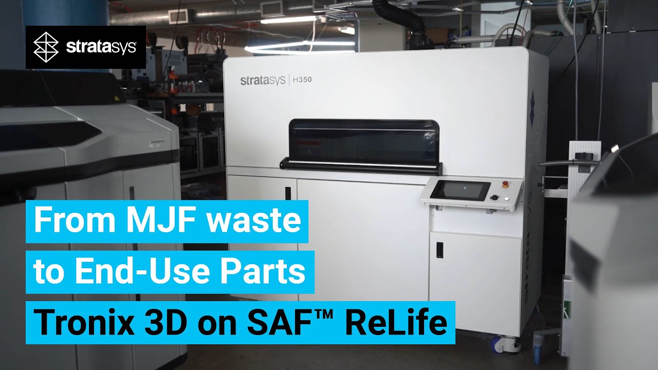 Turning MJF Waste into End-Use Parts | Tronix 3D + SAF™ ReLife
