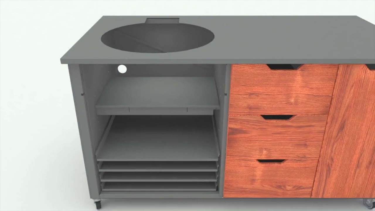 KamadoSpace adjustable base for kamado of any size and shape