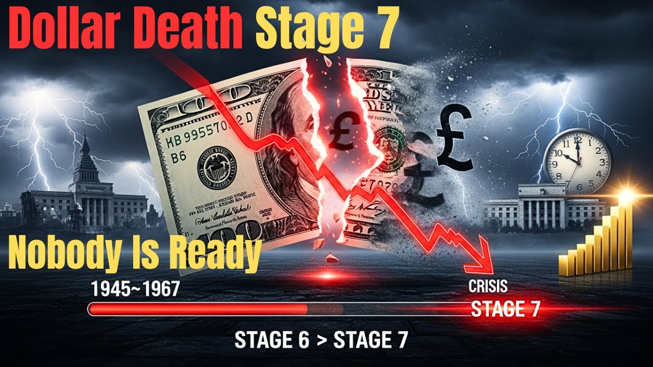 The Dollar's Death Timeline: 2025&ndash;2035 Stage 6 & 7 Collapse (Like Britain 1945&ndash;1967)