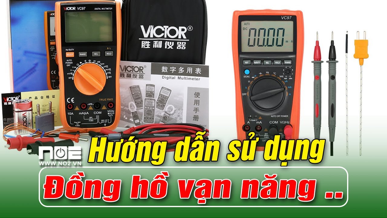 Đồng hồ vạn năng VICTOR VC97 chất lượng tốt.  hướng dẫn sử dụng