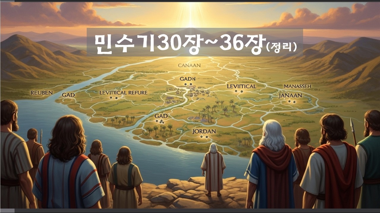 민수기30장~36장(정리) #성경통독 #꿈의교회