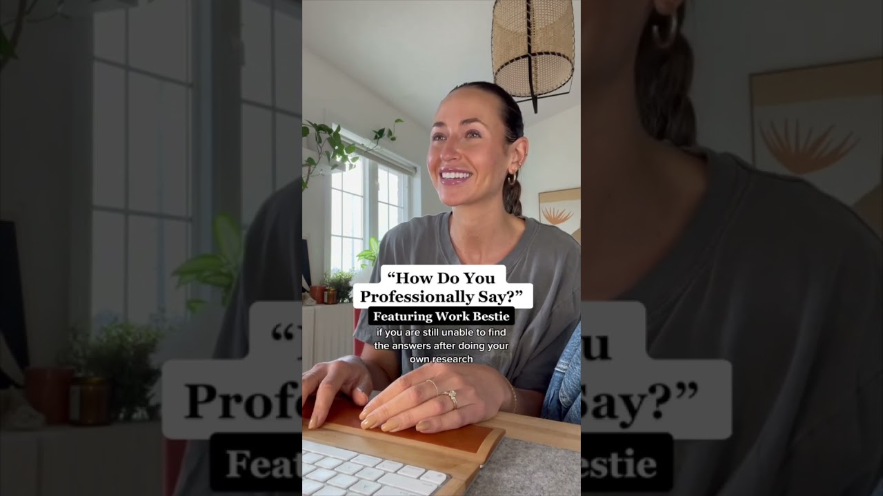 How To 'Professionally' Say: Workplace Translations