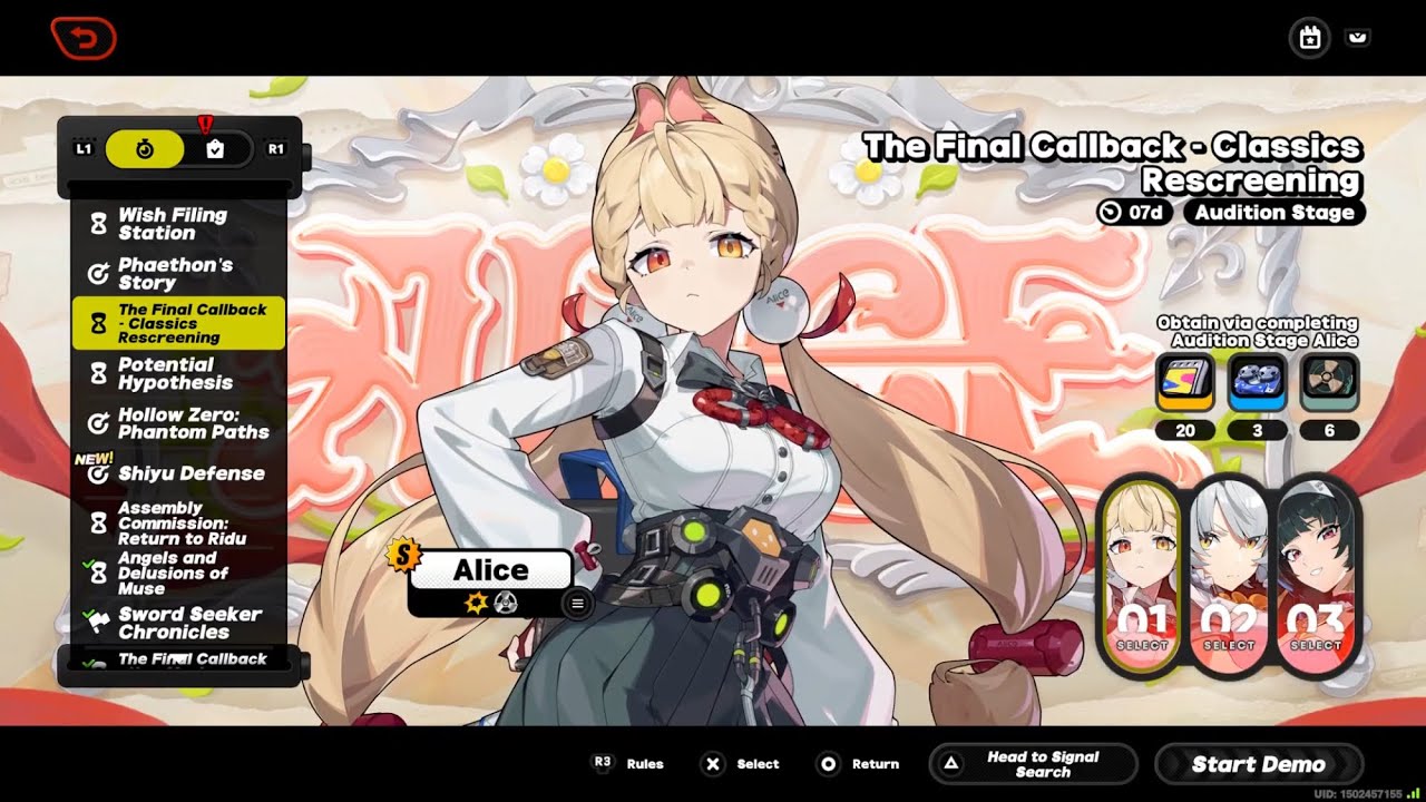 Zenless Zone Zero - The Final Callback ft. Alice, Soldier 0 Anby and Astra Yao
