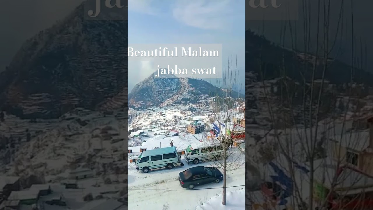 Malam jabba swat #kpktourism #weather #mountains #discoverpakistantv #snow #snowfall