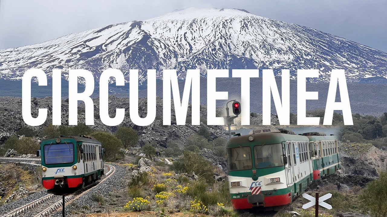 Il treno che sfida il vulcano: le immagini mozzafiato della Ferrovia Circumetnea (Parte 1 di 2)
