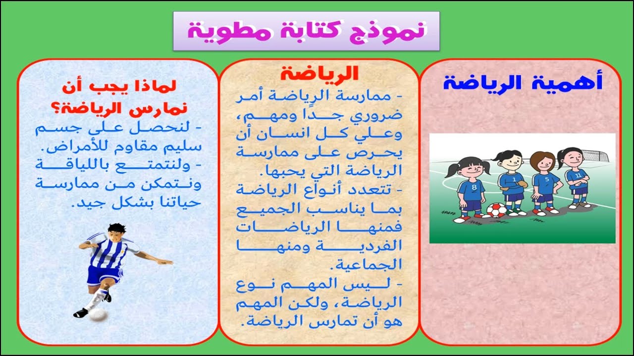 نموذج كتابة مطوية | المنهج الجديد | للصف الثالث الابتدائي