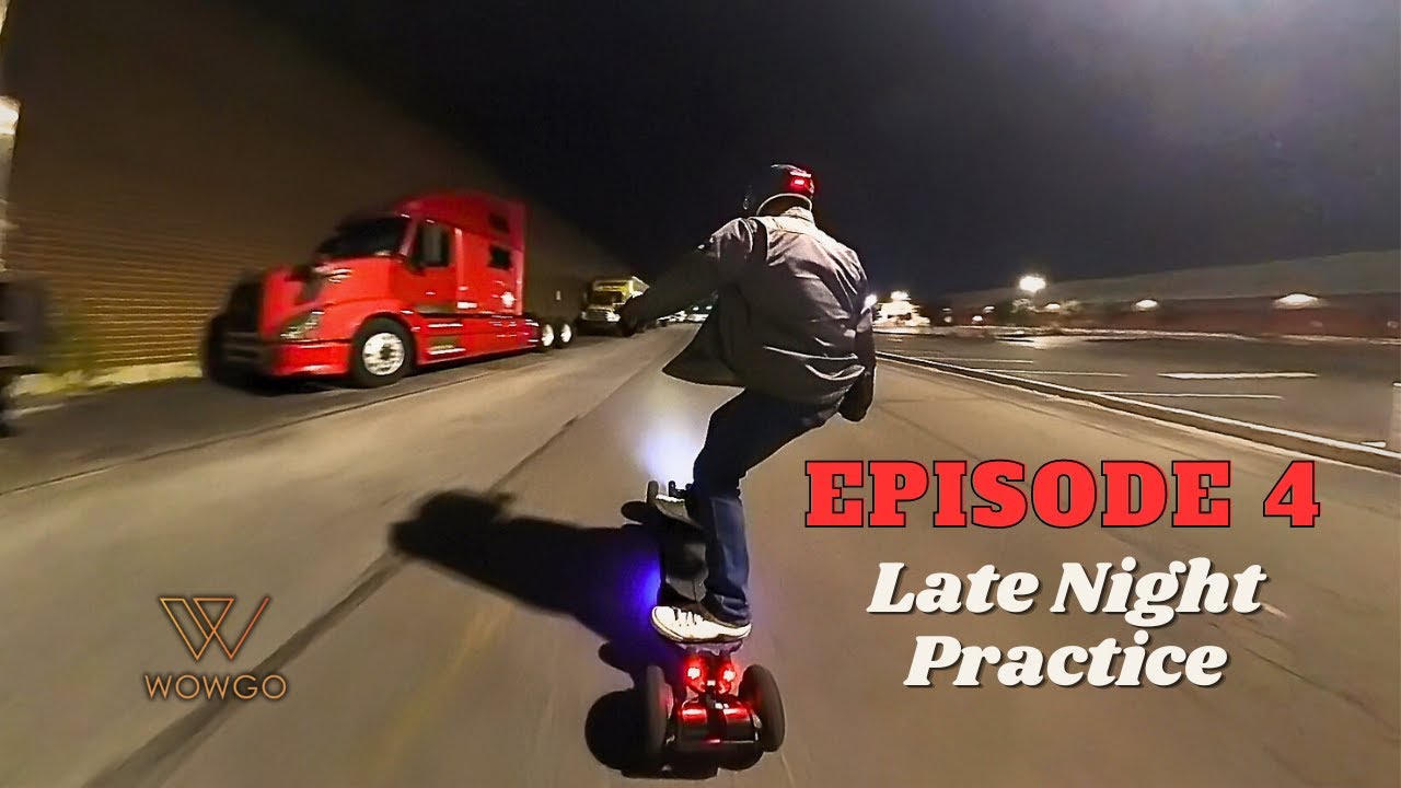 Episode 4- Learning to Esk8 on the WowGo AT2+ Electric Skateboard [4K]