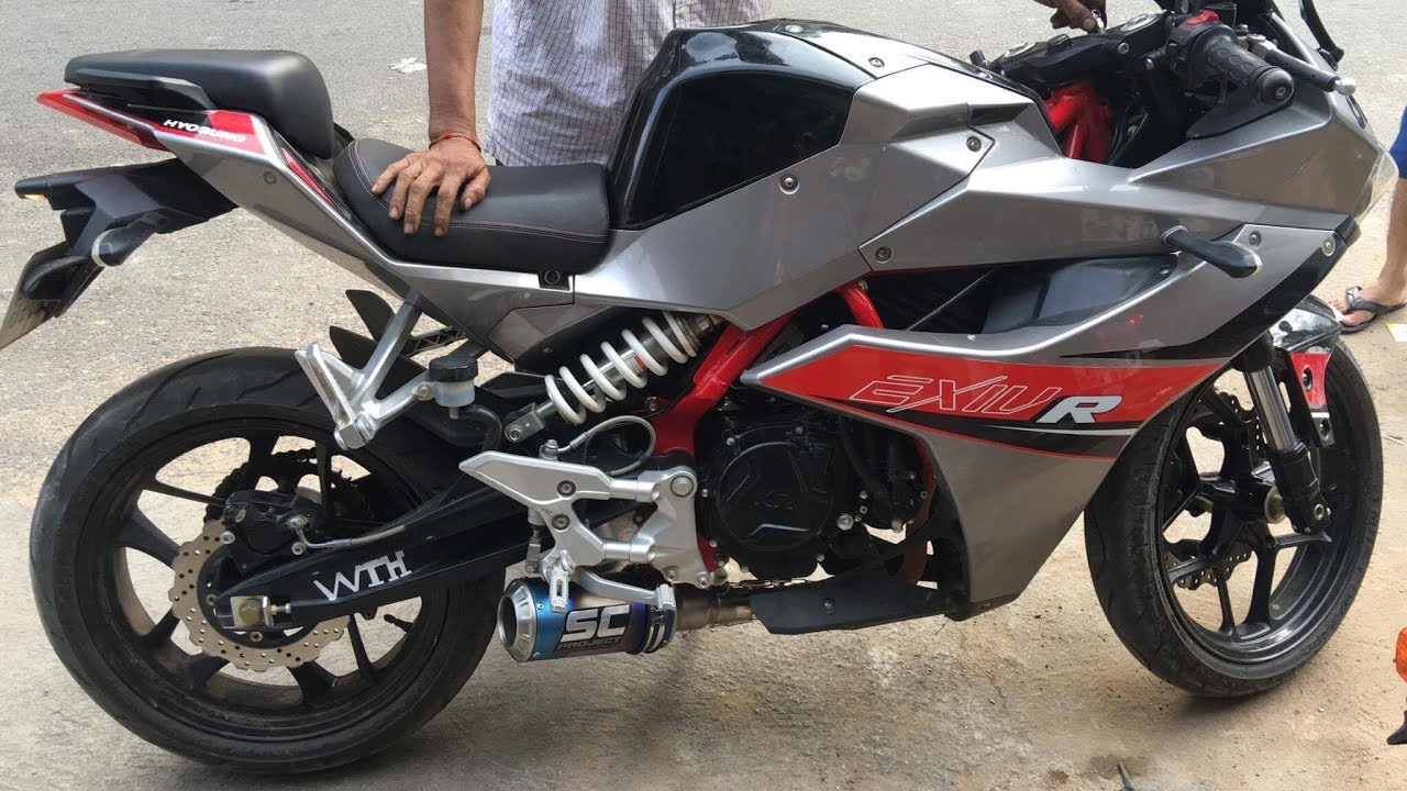 Hyosung GD250R Exiv R testing exhaust sound