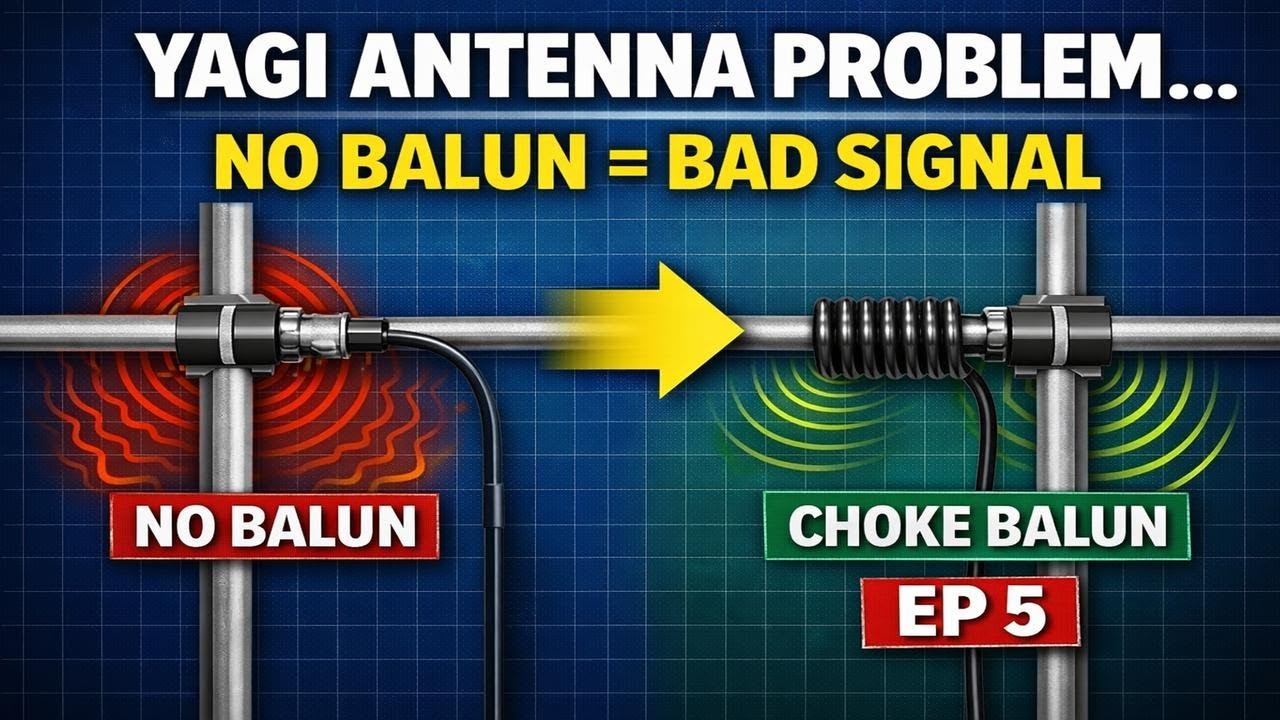 Why Your Yagi Underperforms Without a Balun (EP 5)