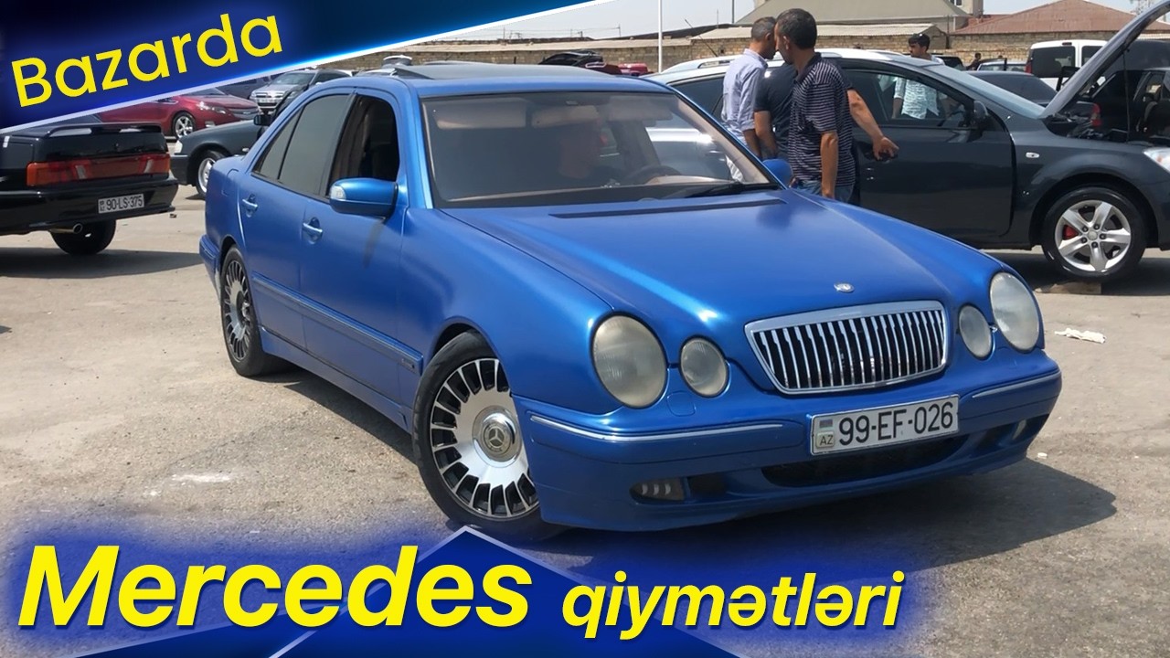 Sumqayit masin bazarinda avqust ayında Mercedeslərin qiymətləri, bazarda son durum @masinbaz