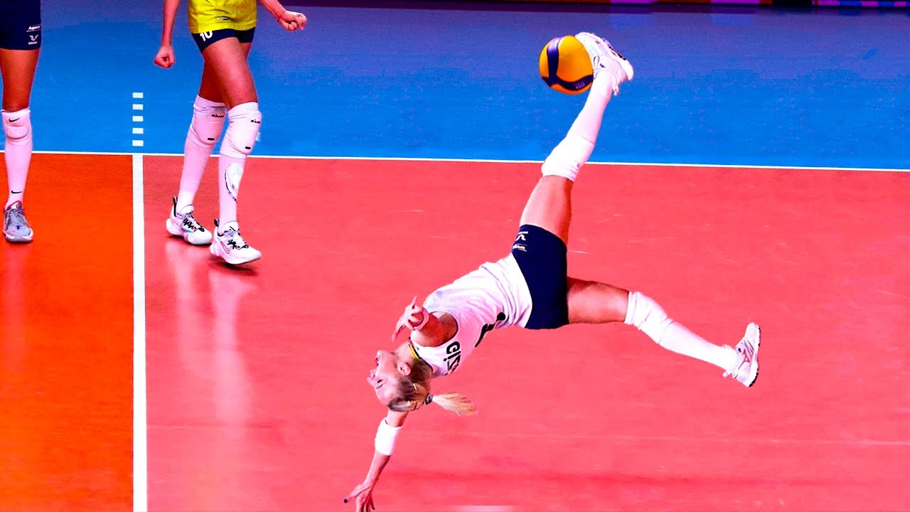 Acrobatic Foot Saves | Best Volleyball Actions for TWO Years | HD |