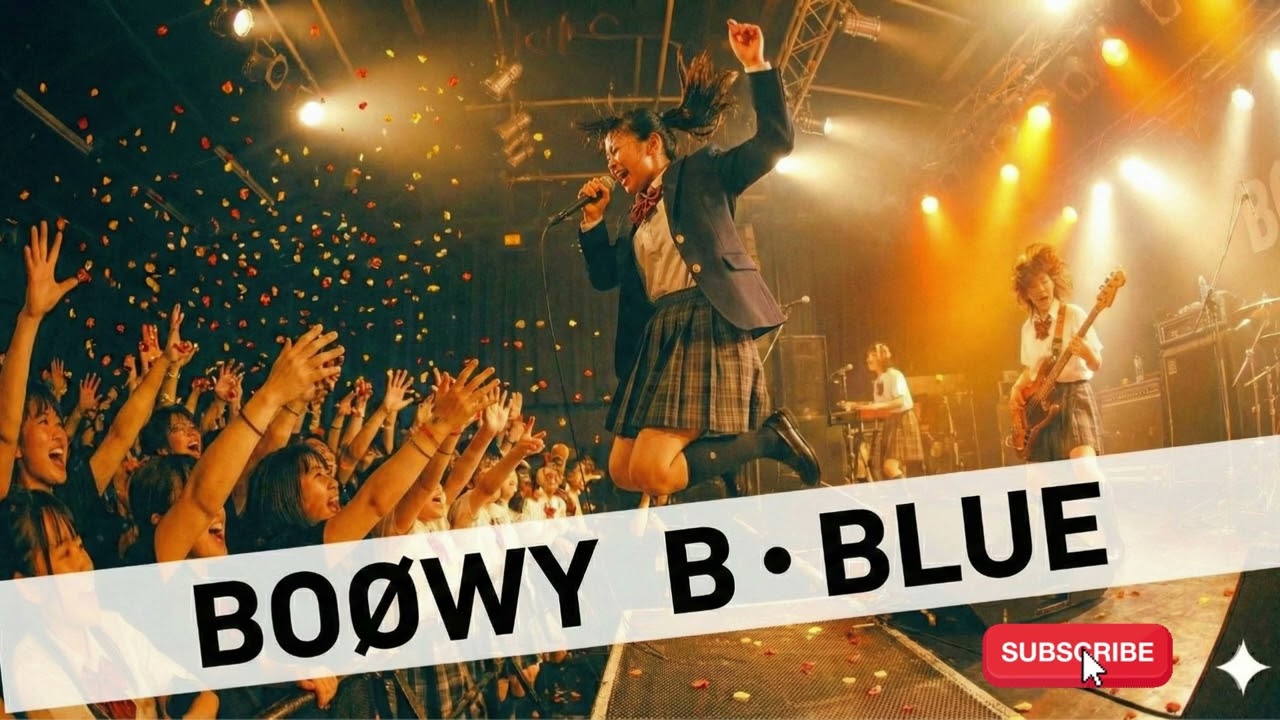 BOØWY　B・BLUE｜Japanese Girls AI Rock Band｜邦楽カバー