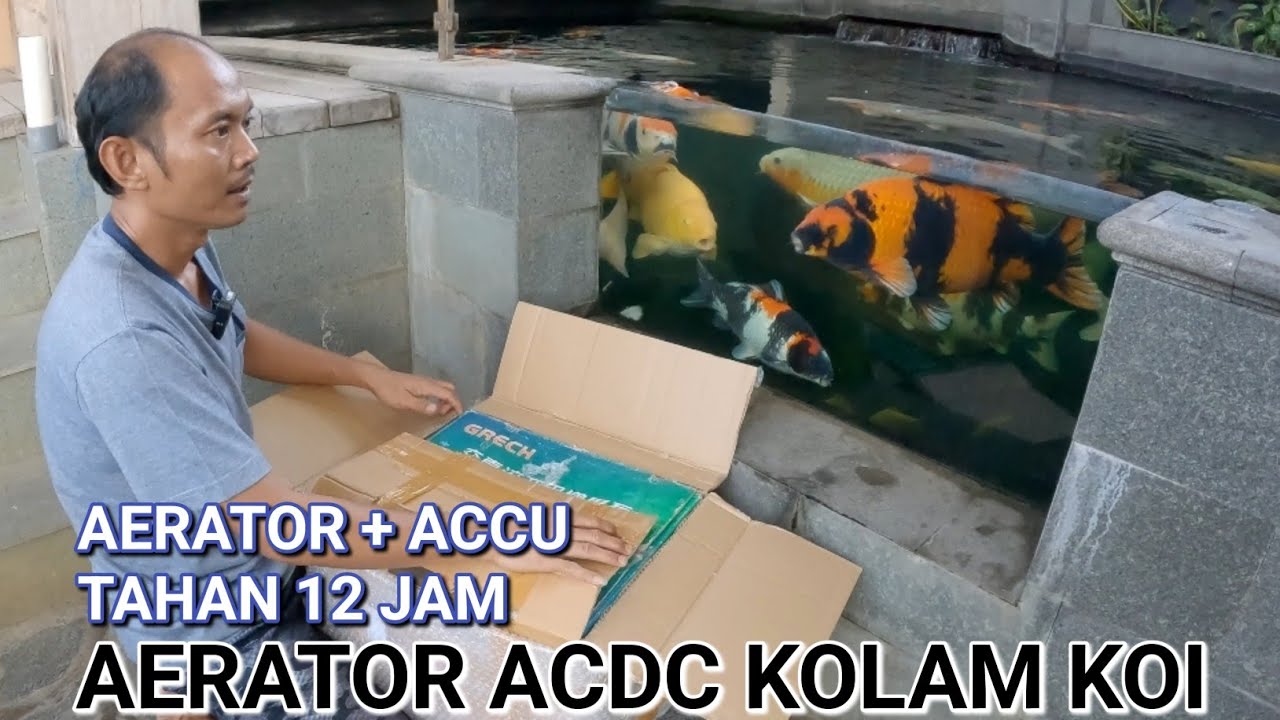 AERATOR ACDC YG BENAR BUAT KOLAM IKAN KOI