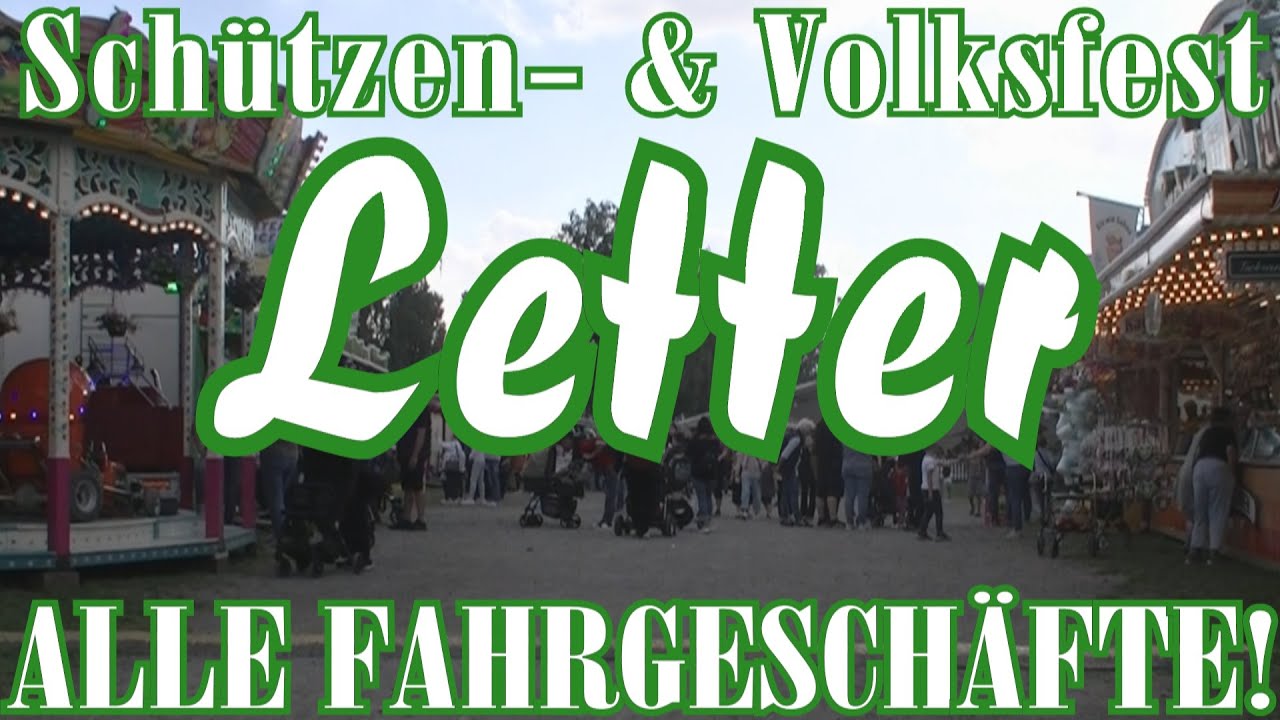 Schützen-  und Volksfest Letter 2023 | Alle Fahrgeschäfte!