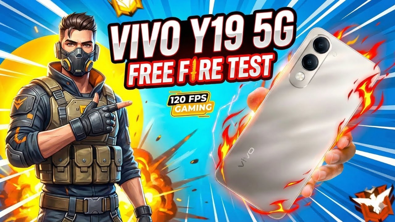 Vivo Y19 5g Free Fire Test | Vivo Y19 Free Fire Gameplay | Vivo Y19 5g Gaming Test | Free Fire