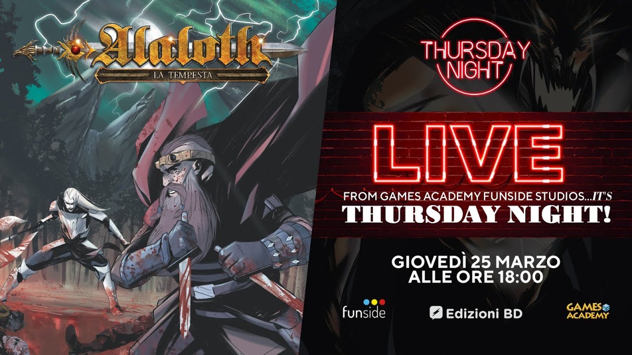 Thursday Night LIVE! Alaloth, La Tempesta