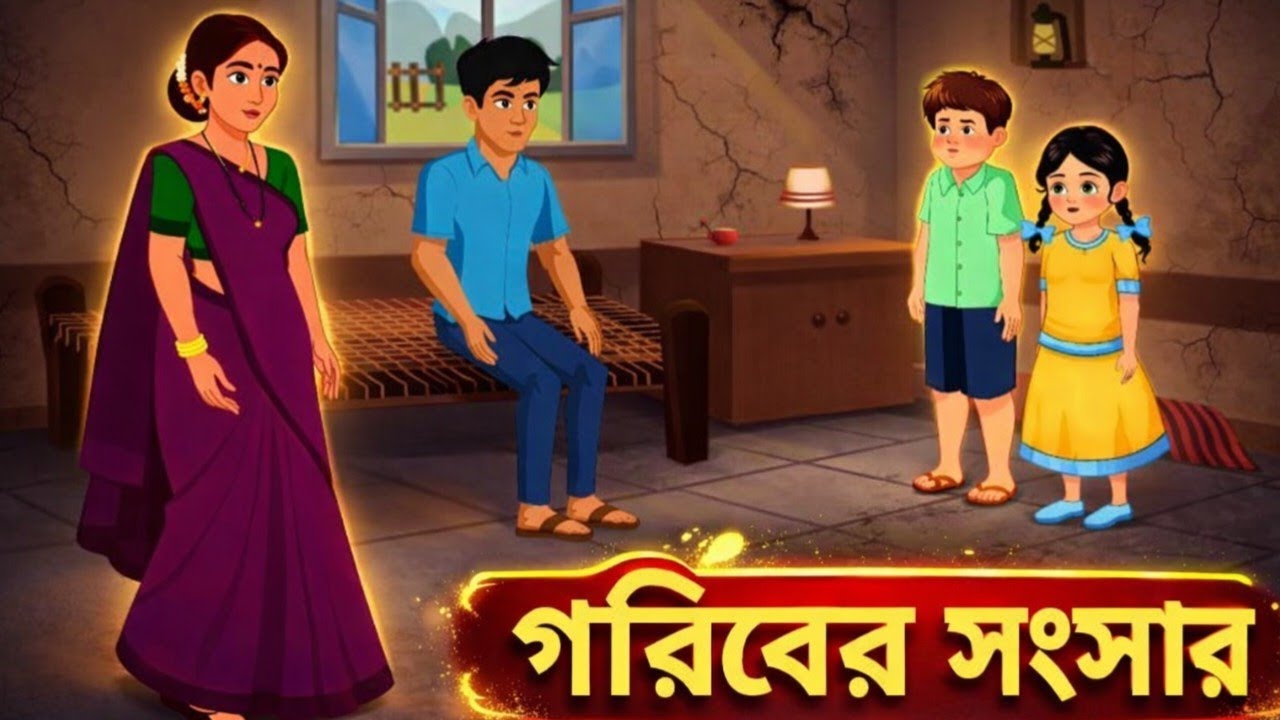 গরিবের সংসার: স্বপ্ন আছে, সাধ্য নেই || Bengali cartoon Story
