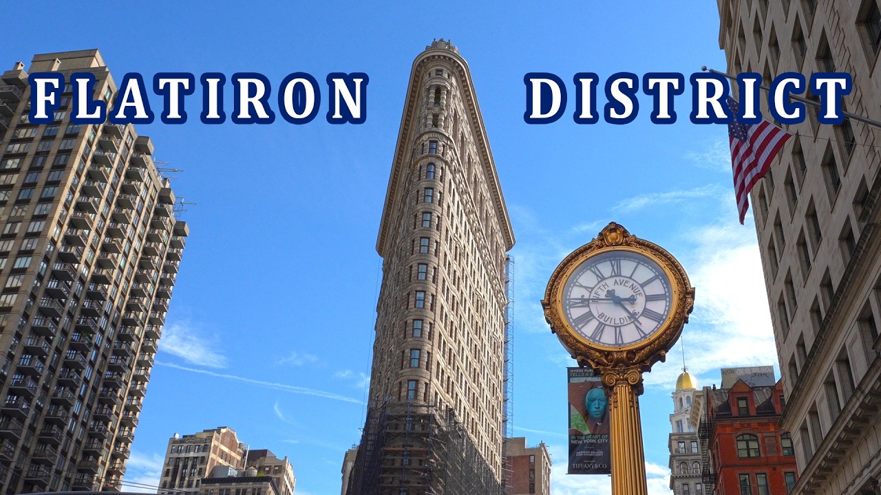 Flatiron District walking tour on Broadway, NYC
