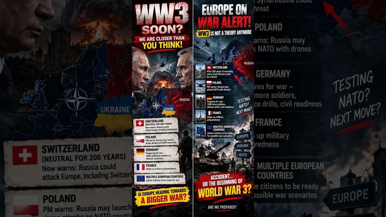 Is Europe Getting Closer to World War 3? Russia vs NATO Tensions Rise ⚠️ #geopolitics #india #facts