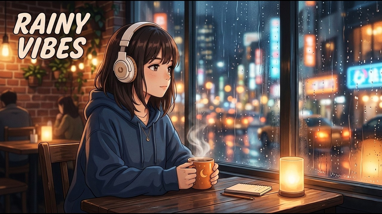 Late Night Lofi 🌧️ Chill Beats to Relax, Study & Focus | Rainy City Vibes