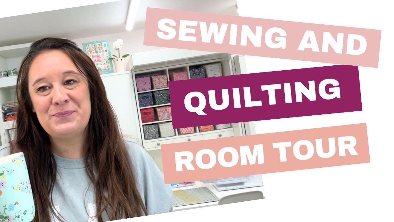 Sewing and Quilting Room Tour / Sewing room organisation/ Garage to Sewing Room Make Over
