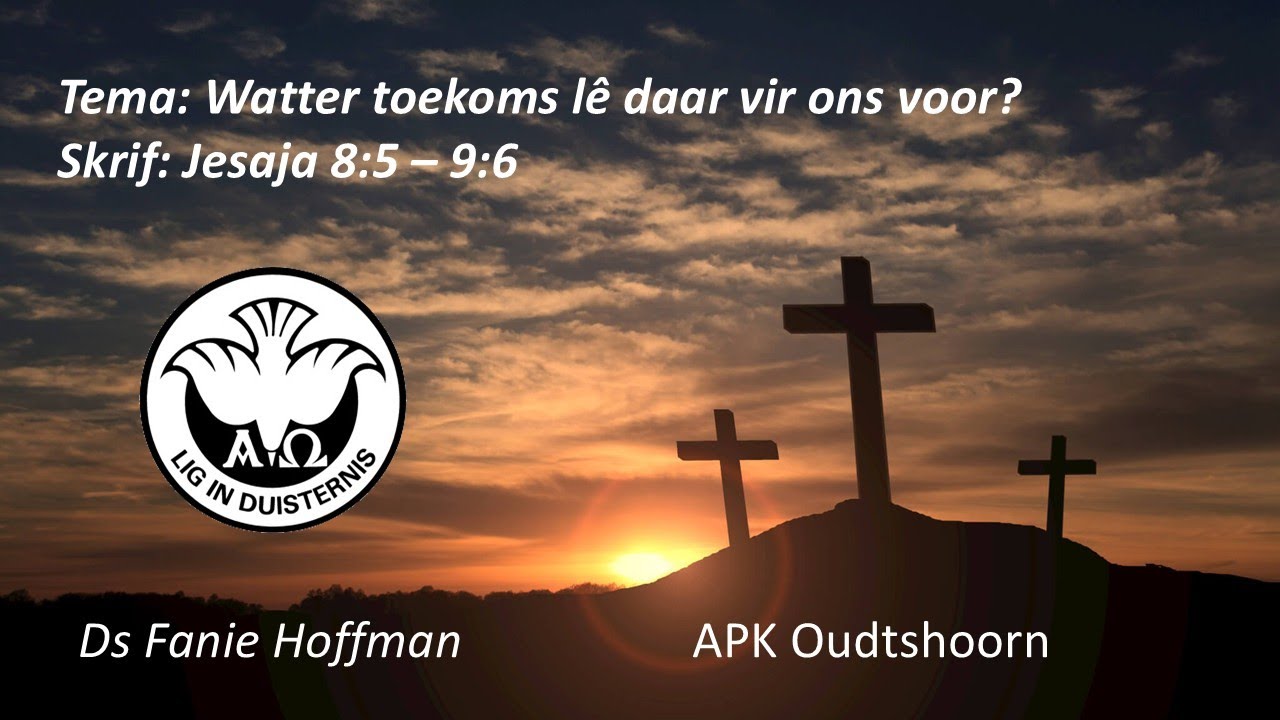 Erediens: Watter toekoms lê daar vir ons voor?