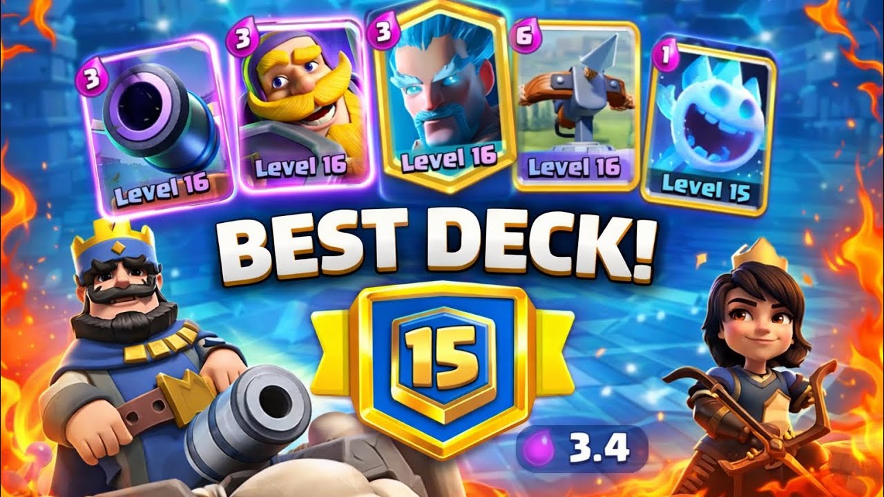 NO COUNTER? 😈 BEST ARENA 15 DECK | Clash Royale