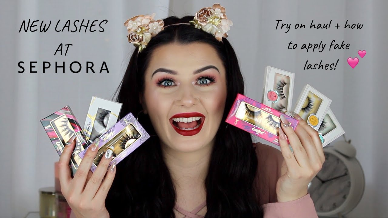 NEW LASHES AT SEPHORA | TRY ON HAUL!