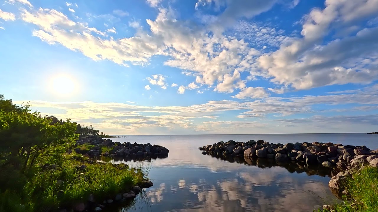 Summer Evening at the Sea of &Aring;land