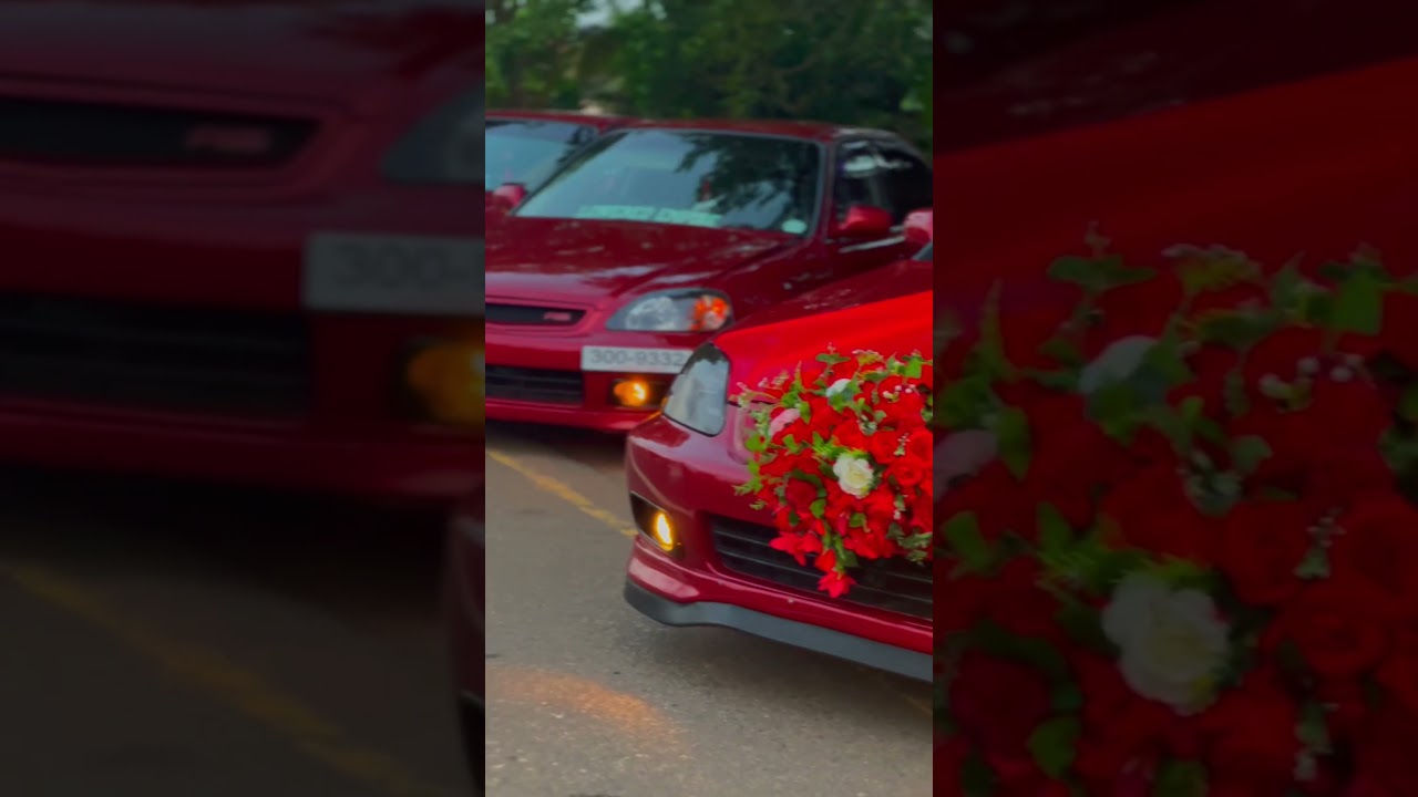 Honda Civic EK3 wedding vibes