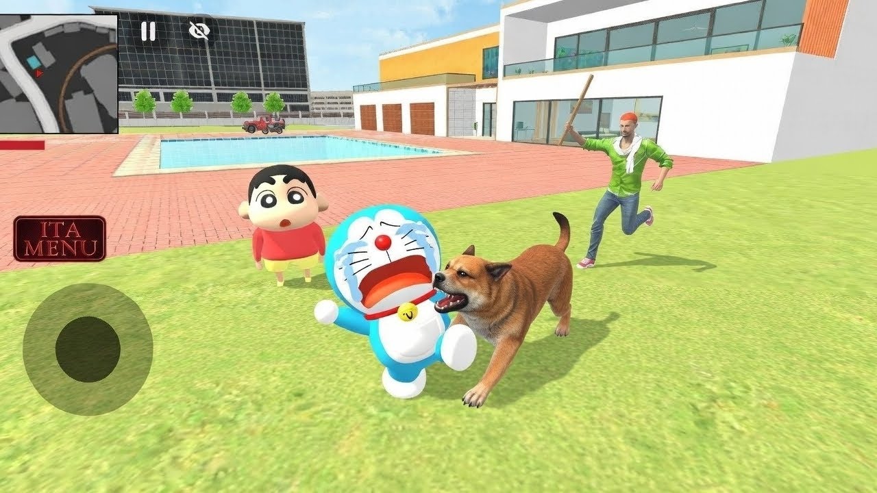 Dorimon ko dog ne cat liya😨😭 in Indian teaft auto simulator