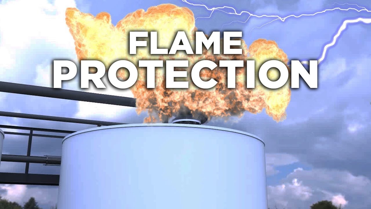 Storage Tank Vent with Flame Arrestor Animation