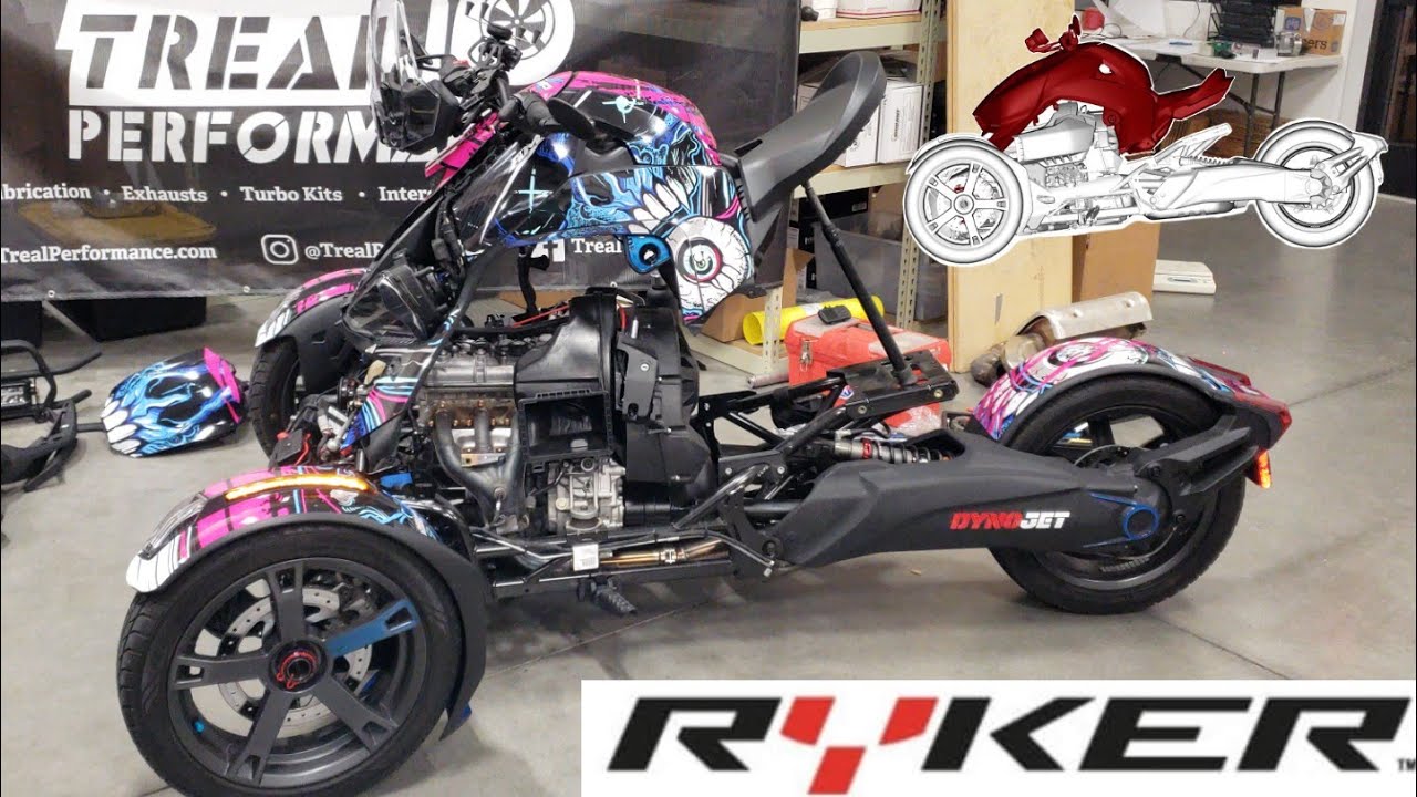 Can-Am Ryker как открыть кузов ClamShell
