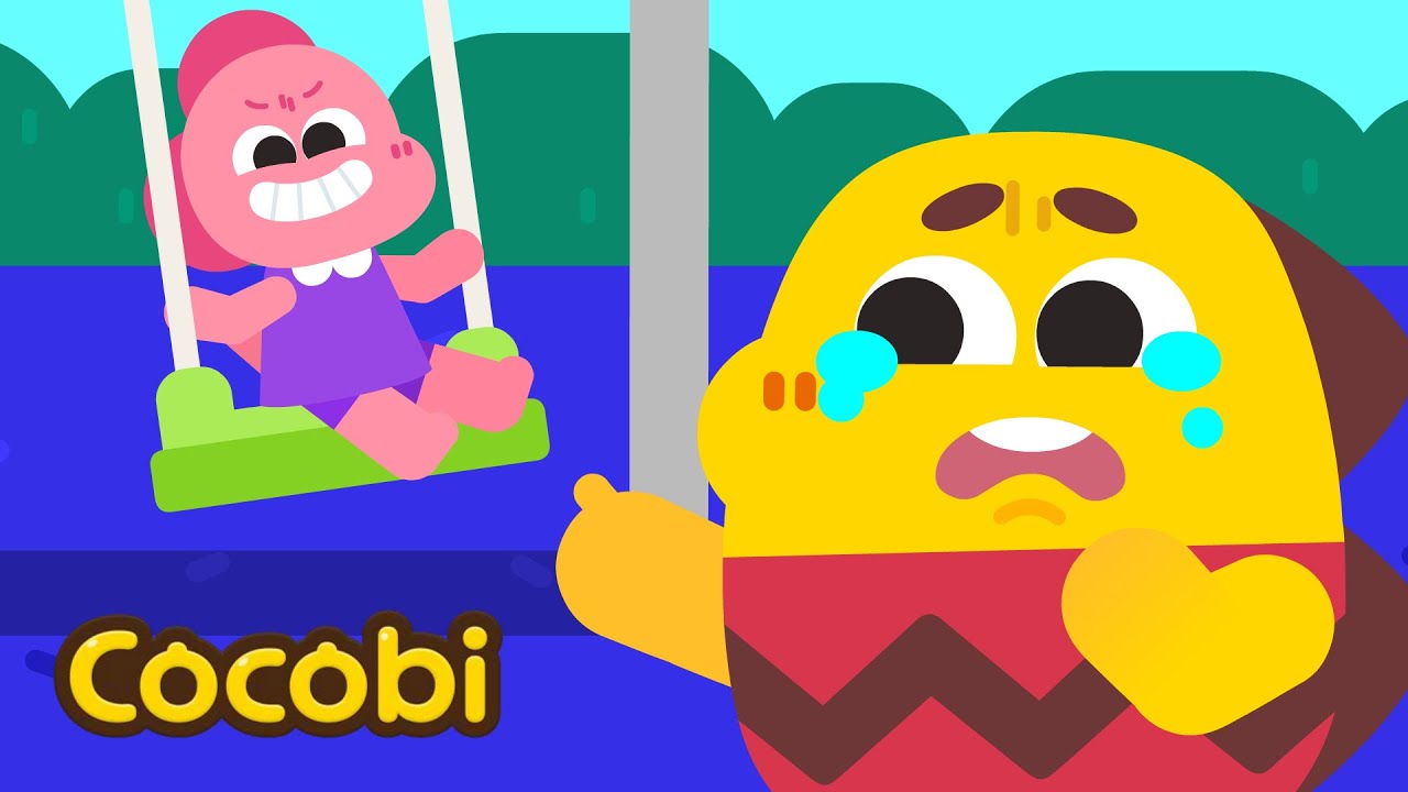 Só eu vou brincar! Vamos respeitar as regras do parquinho!😤💔 | Canção de Bons Hábitos | Cocobi