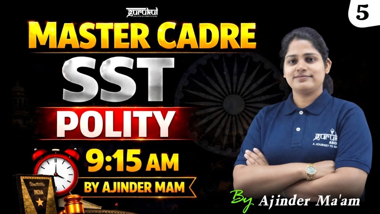 SST Master Cadre - Polity | Demo Class 05 | Gurukul Abohar