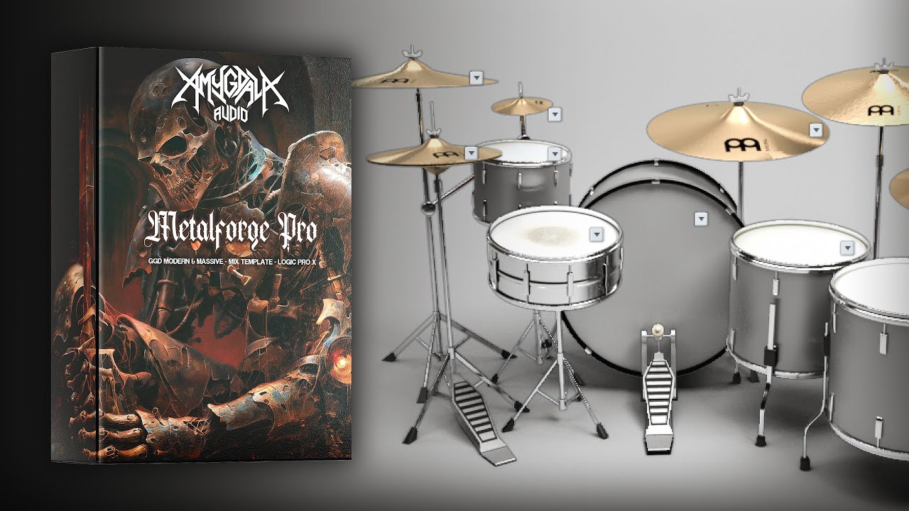 Metalforge Pro - GGD Modern And Massive - Drum Mix Template For Logic Pro X