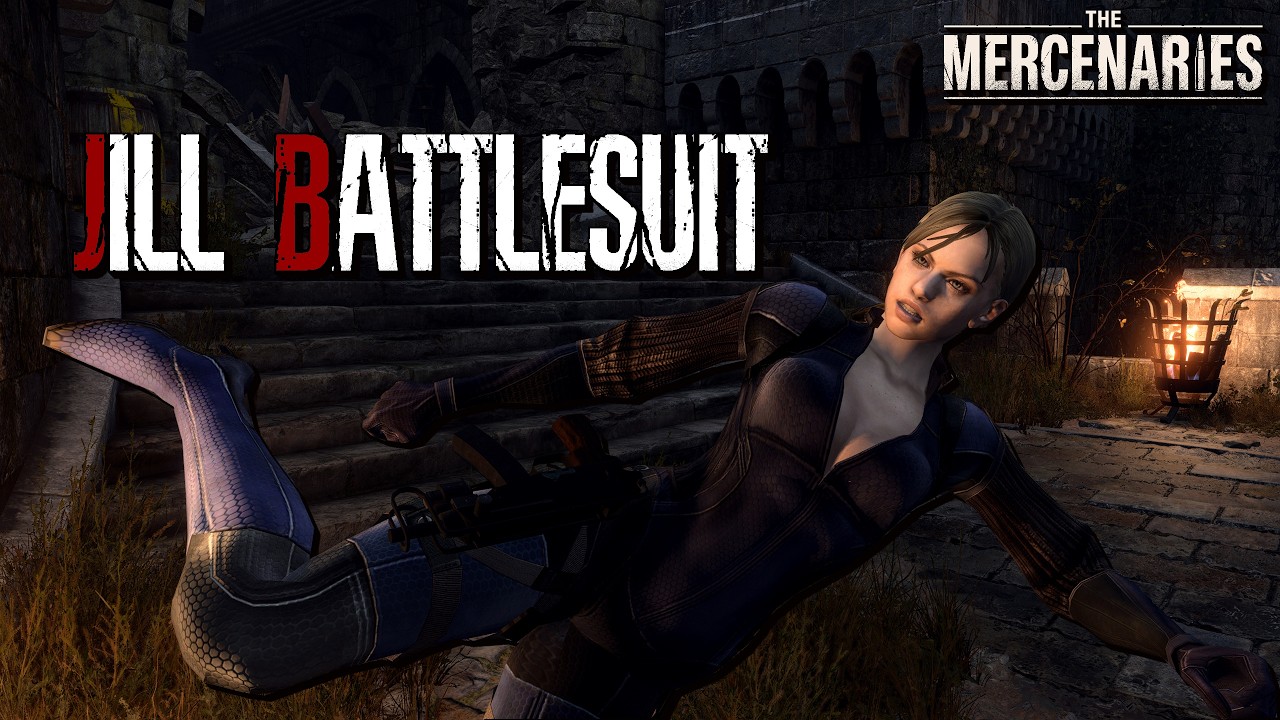RE4 Remake Mercenaries - Castle - Jill Battlesuit (Mod)