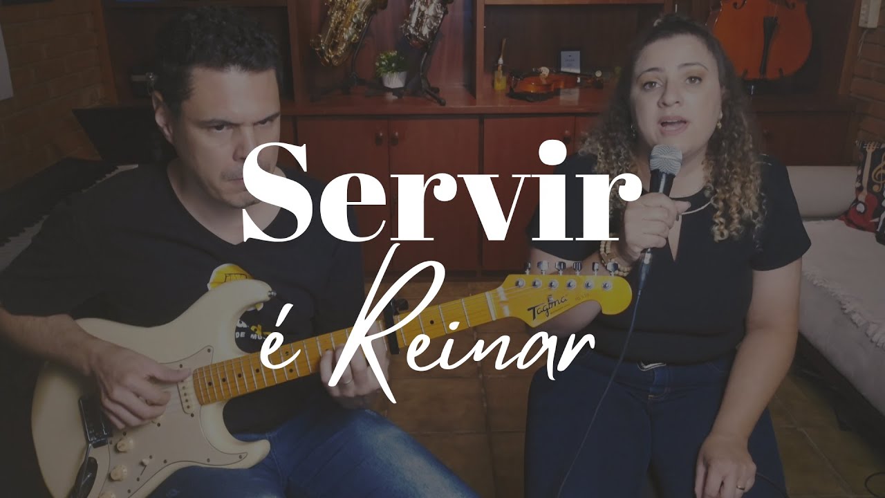 Servir é Reinar (cover) - Voz & Violão - Mirela Lima ft Patrik Corrêa - Missa de Lava Pés