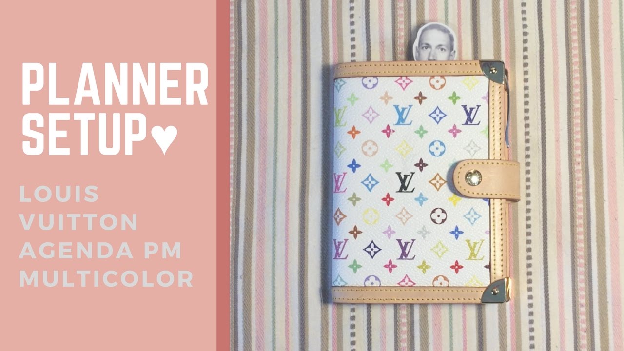 ♥ Planner Setup: Louis Vuitton PM Agenda Multicolor