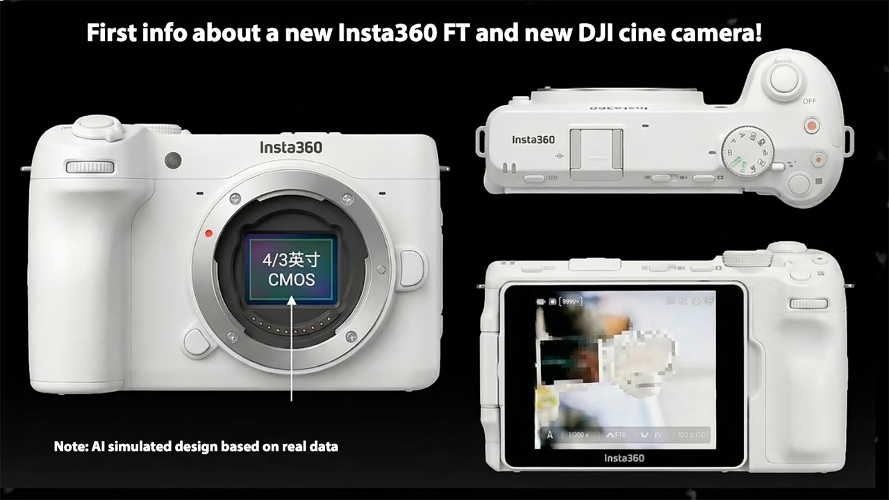 The camera industry revolution is coming: Insta360 camera with FT sensor and new DJI cinema camera!