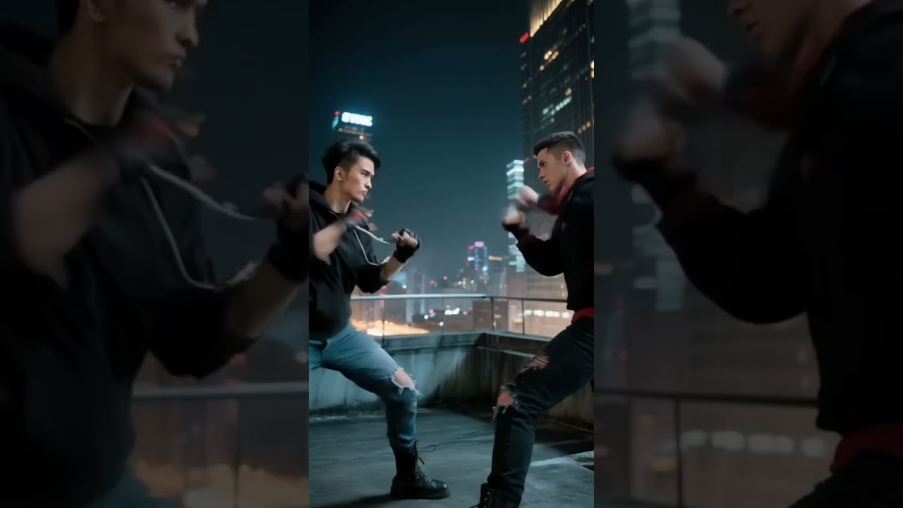 Don&rsquo;t let the looks fool you &mdash; this street fight gets intense real fast! 👊💥 #StreetFight #ViralFight