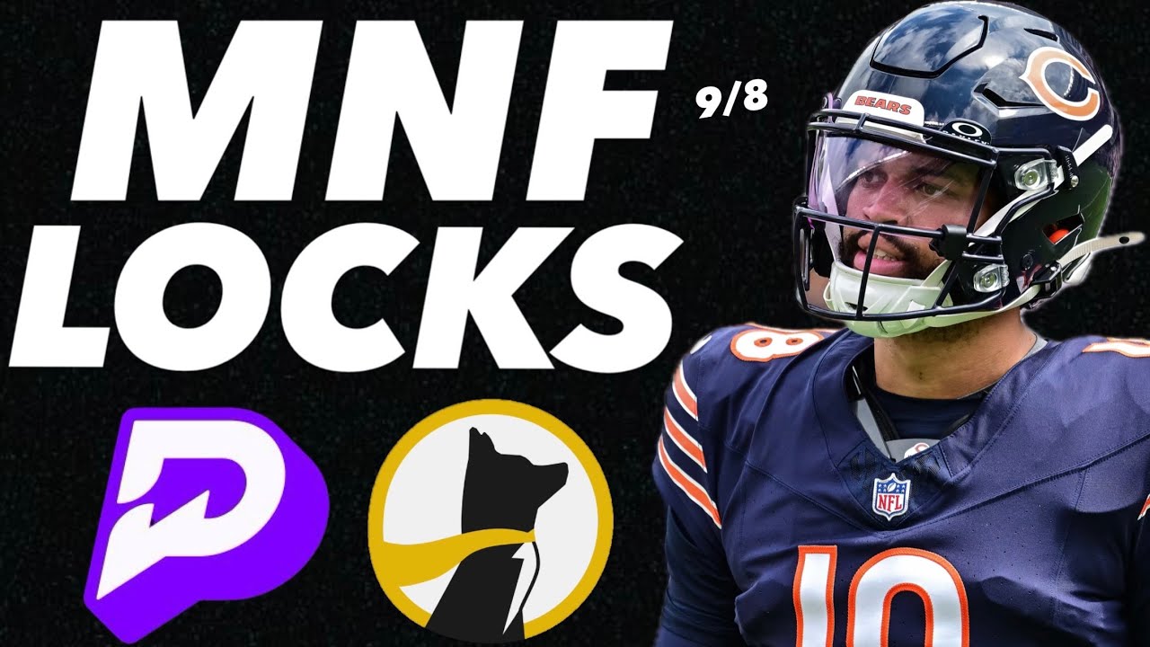 PRIZEPICKS NFL MONDAY NIGHT 9/8/25 - FREE PICKS!!! - (CRAZY PAYOUT!!!) - BEST PLAYER PROPS - MNF