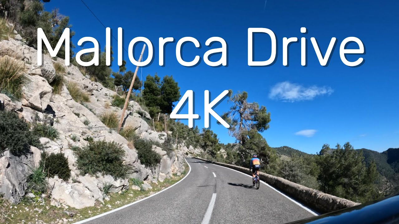 4K Scenic Mallorca Drive from P&ograve;rtol to Lluc