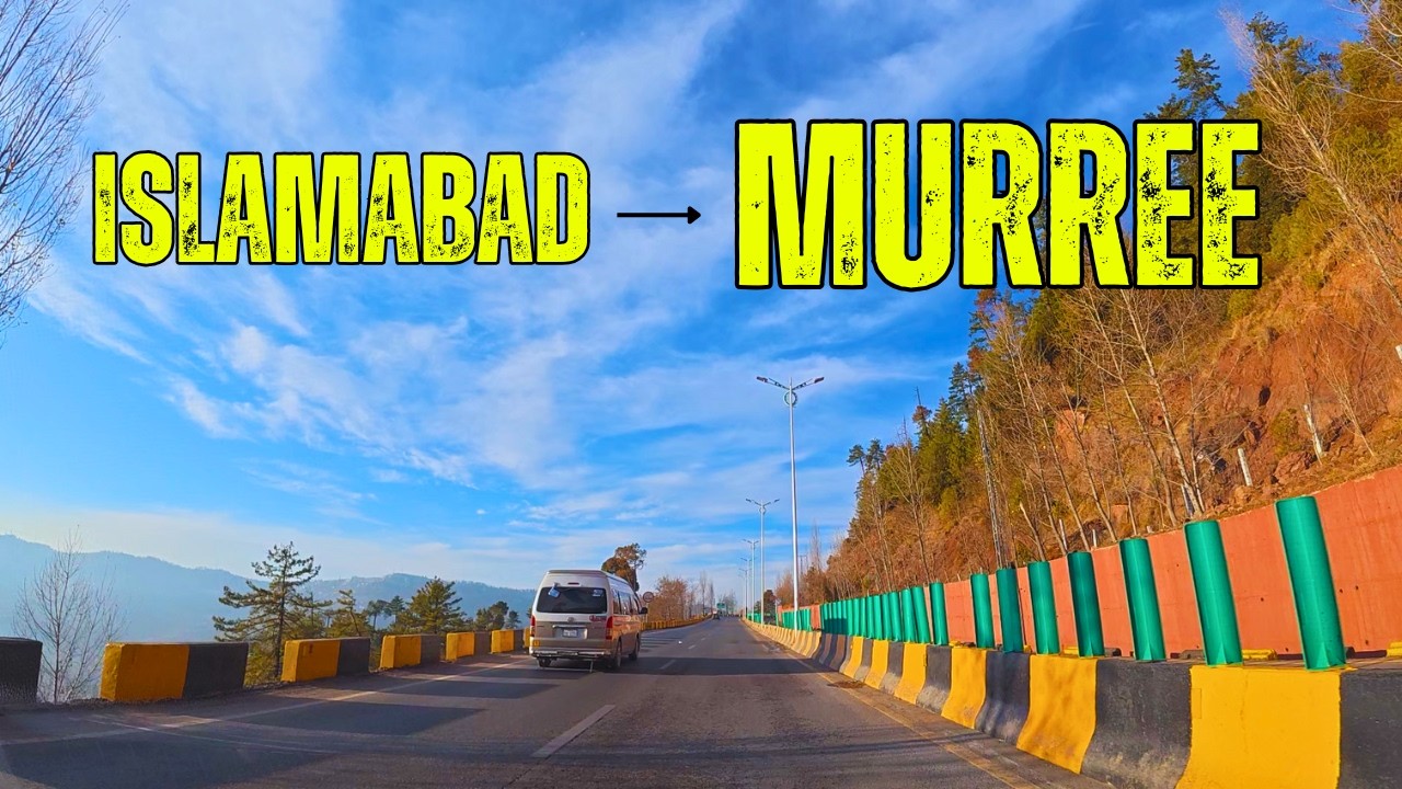 Driving on the Upgraded Murree Expressway E-75 | Islamabad to Murree 🇵🇰