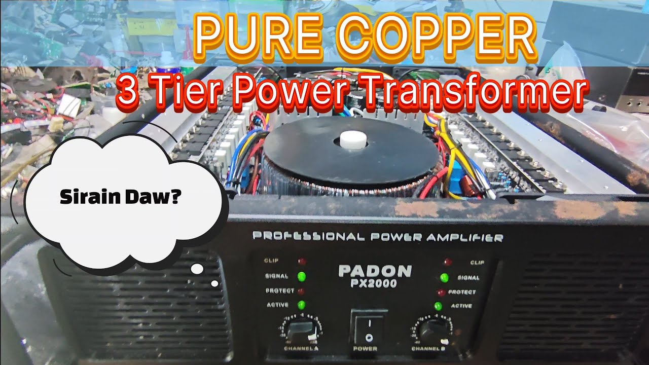 Pure Copper Power Amplifier Sirain Daw PX-2000? #share #padon #poweramplifier