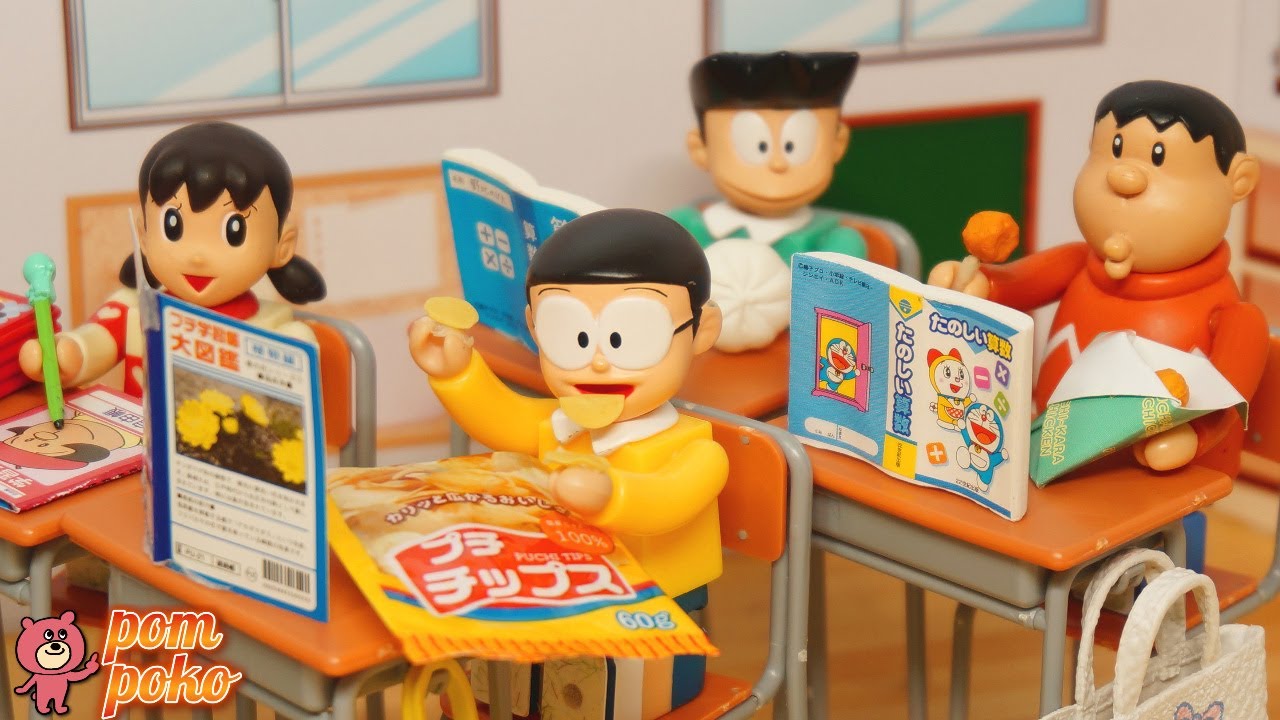 先生にバレずに食べれるか!?授業中におやつチャレンジ / Snack challenge during class❗