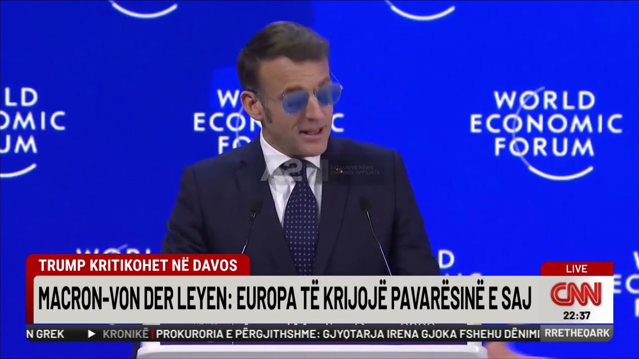 Trump kritikohet në Davos. Macron-Von der Leyen: Europa të krijojë pavarësinë e saj