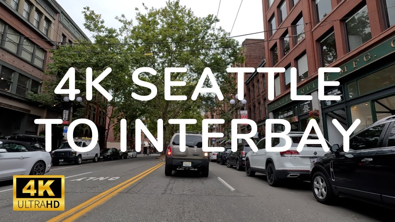 4K Drive From Downtown Seattle to Interbay | Washington, USA